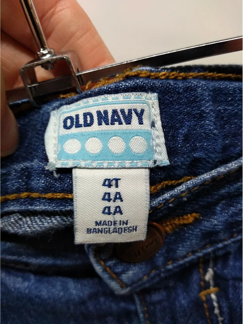 Quantity TWO Old Navy 4T Jean Skirts 024